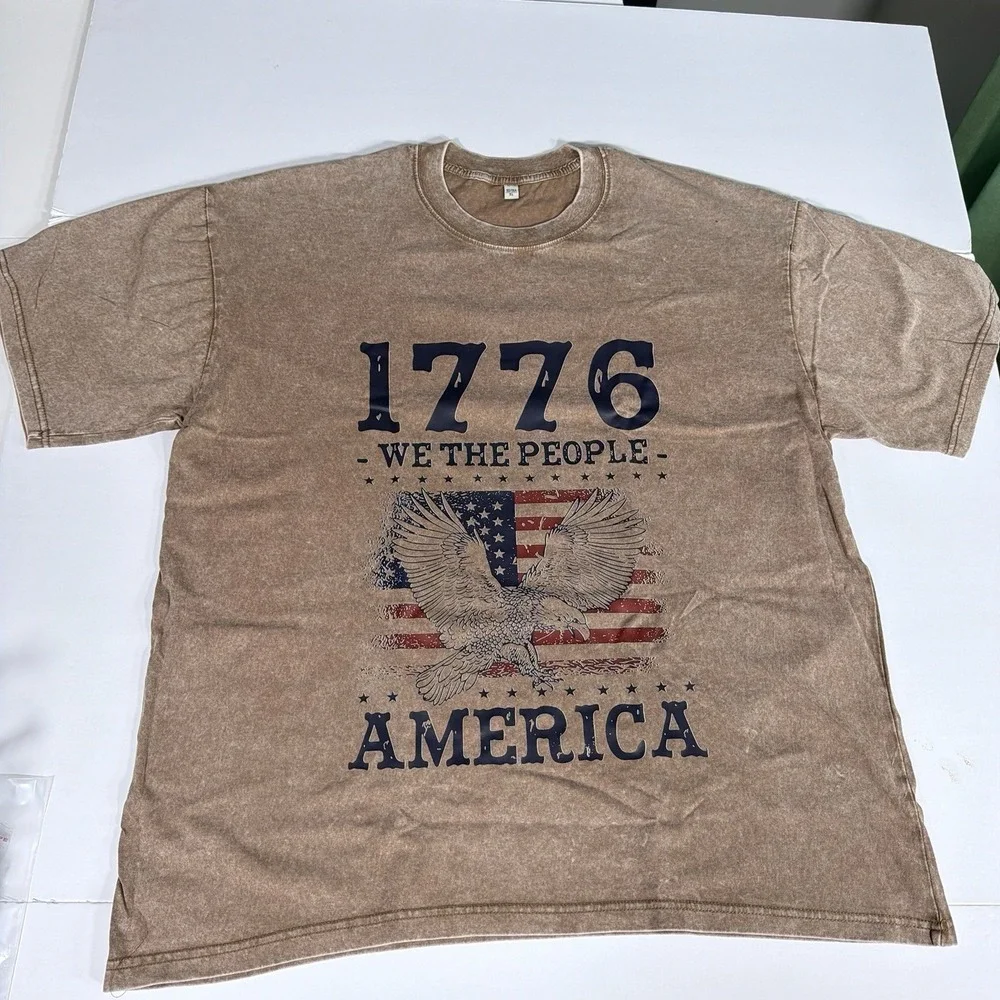 We The People 1776 Shirt, Patriotic Eagle USA 250th Anniversary Tee America 250